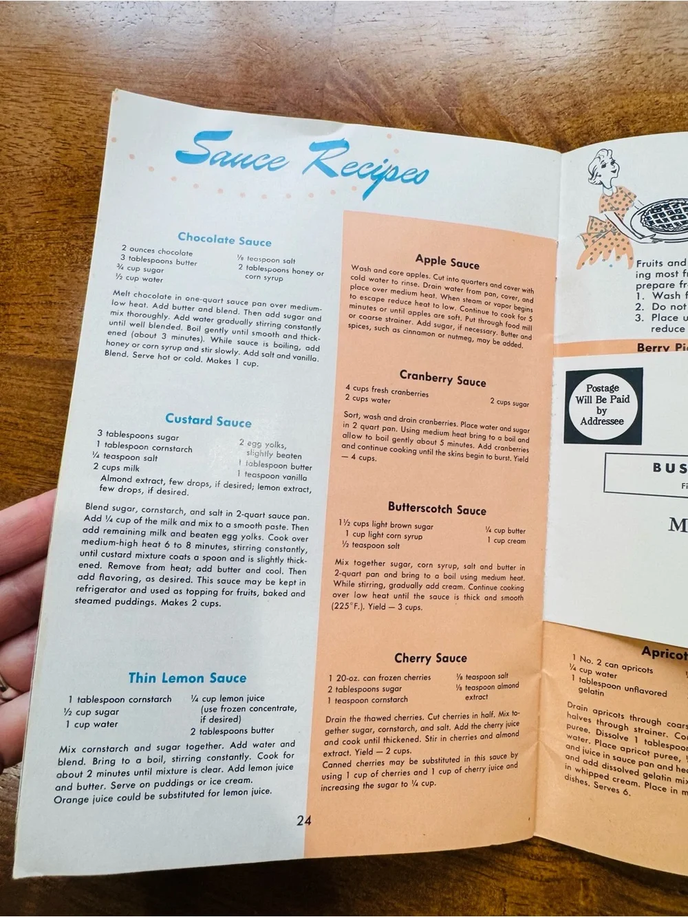 Vintage Miracle Maid Cookware Booklet with Recipes 1958